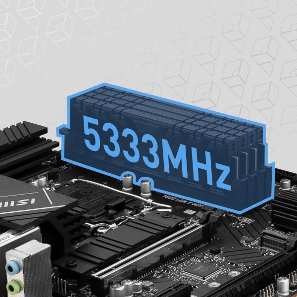 MSI PRO B760M-A WIFI 5333MHz(OC) DDR4 Soket 1700 M.2 HDMI DP mATX Anakart