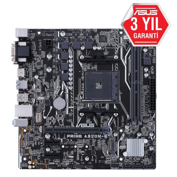 Asus Prime A320m E 3200mhzoc Ddr4 Soket Am4 M 2 Hdmi Dvi Vga Matx Anakart 3
