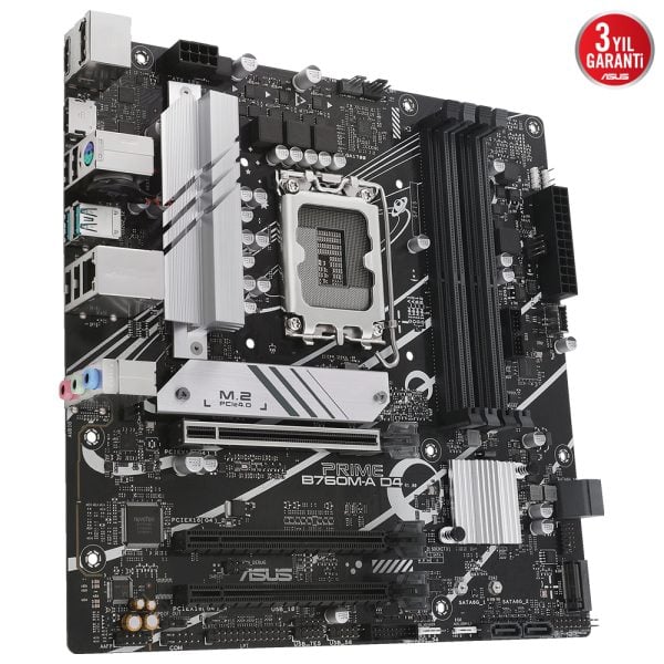 Asus Prime B760m A D4 5333mhz Oc Ddr4 Soket 1700 M 2 Hdmi Dp Matx Anakart Y3