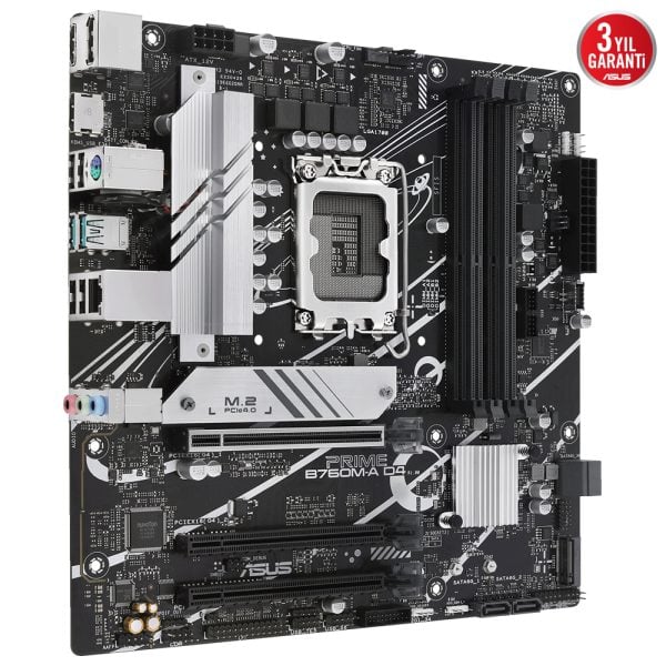 Asus Prime B760m A D4 5333mhz Oc Ddr4 Soket 1700 M 2 Hdmi Dp Matx Anakart Y4