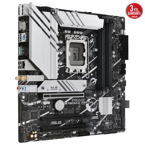 Asus Prime B760m A Wifi D4 5333mhz Oc Ddr4 Soket 1700 M 2 Hdmi Dp Matx Anakart 90mb1cx0 M0eay0 R3
