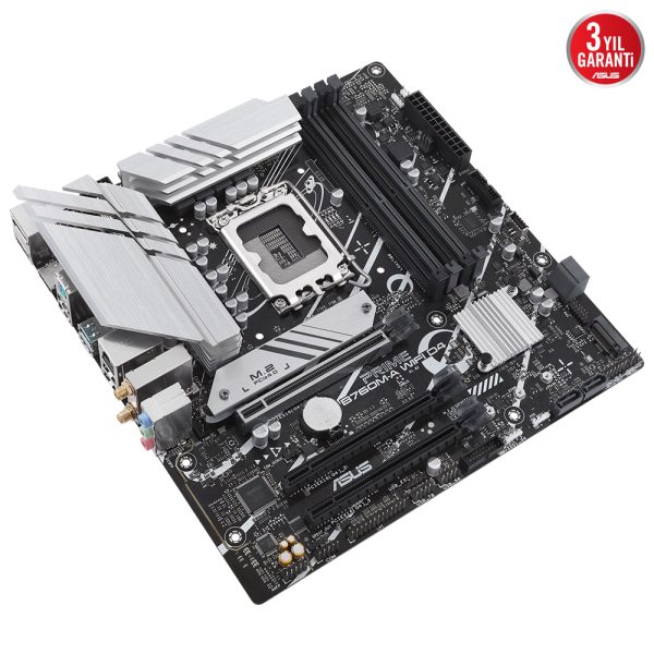 Asus Prime B760m A Wifi D4 5333mhz Oc Ddr4 Soket 1700 M 2 Hdmi Dp Matx Anakart 90mb1cx0 M0eay0 R5