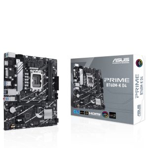 Asus Prime B760m K D4 5333mhz Oc Ddr4 Soket 1700 M 2 Hdmi Vga Matx Anakart 90mb1ds0 M0eay0 R1