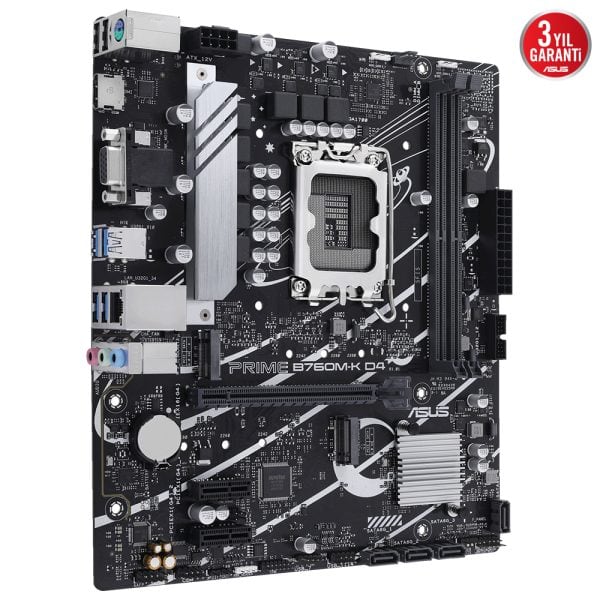 Asus Prime B760m K D4 5333mhz Oc Ddr4 Soket 1700 M 2 Hdmi Vga Matx Anakart 90mb1ds0 M0eay0 R3