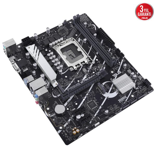 Asus Prime B760m K D4 5333mhz Oc Ddr4 Soket 1700 M 2 Hdmi Vga Matx Anakart 90mb1ds0 M0eay0 R6