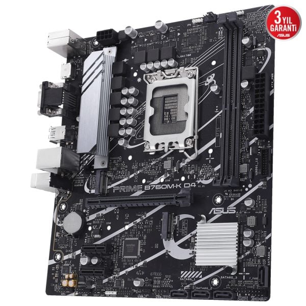 Asus Prime B760m K D4 5333mhz Oc Ddr4 Soket 1700 M 2 Hdmi Vga Matx Anakart 90mb1ds0 M0eay0r5
