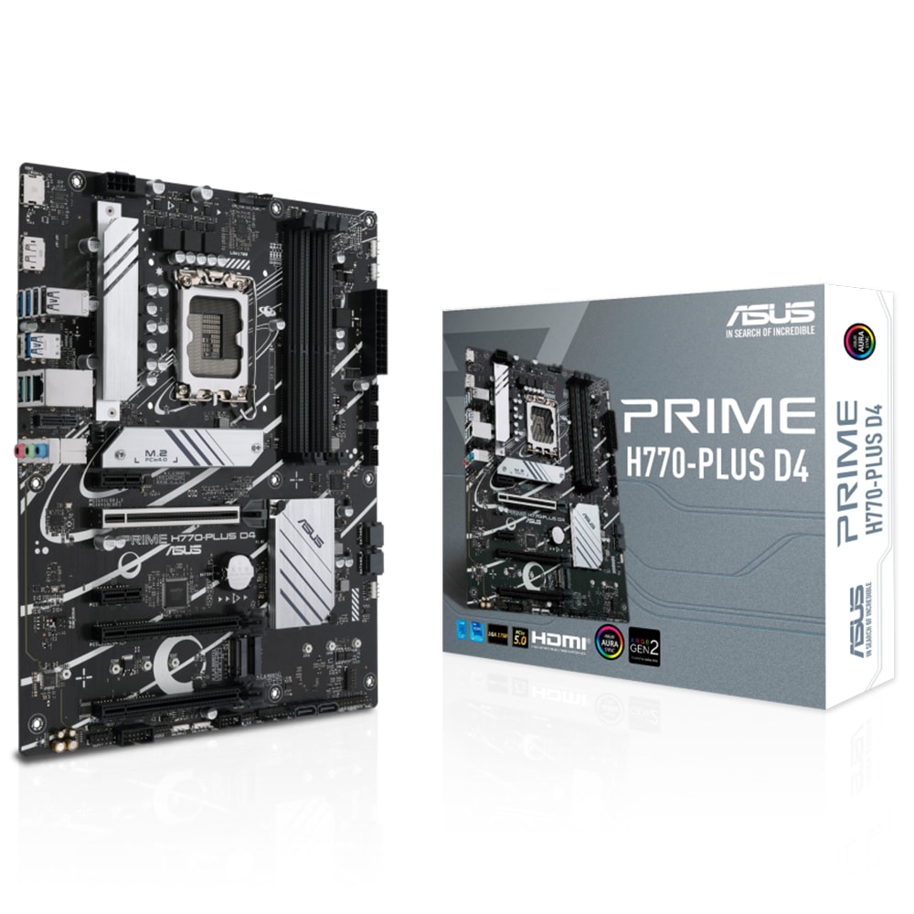 Asus Prime H770 Plus D4 5066mhz Oc Ddr4 Soket 1700 M 2 Hdmi Dp Atx Anakart 90mb1cu0 M0eay0 R1