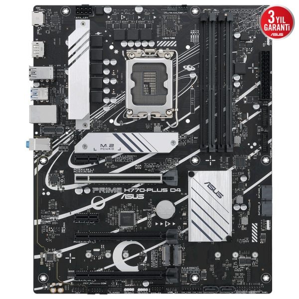 Asus Prime H770 Plus D4 5066mhz Oc Ddr4 Soket 1700 M 2 Hdmi Dp Atx Anakart 90mb1cu0 M0eay0 R2