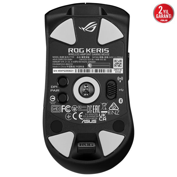 Asus Rog Keris Aimpoint Kablosuz Siyah Gaming Mouse 90mp02v0 Bmua00 Y6
