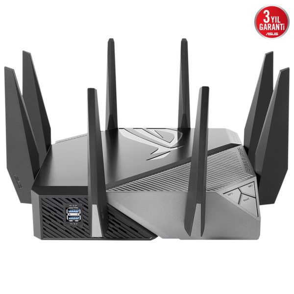 Asus Rog Rapture Gt Axe11000 1148mbps 4804mbps 4804mbps Tri Bant Wi Fi 6e Router 6
