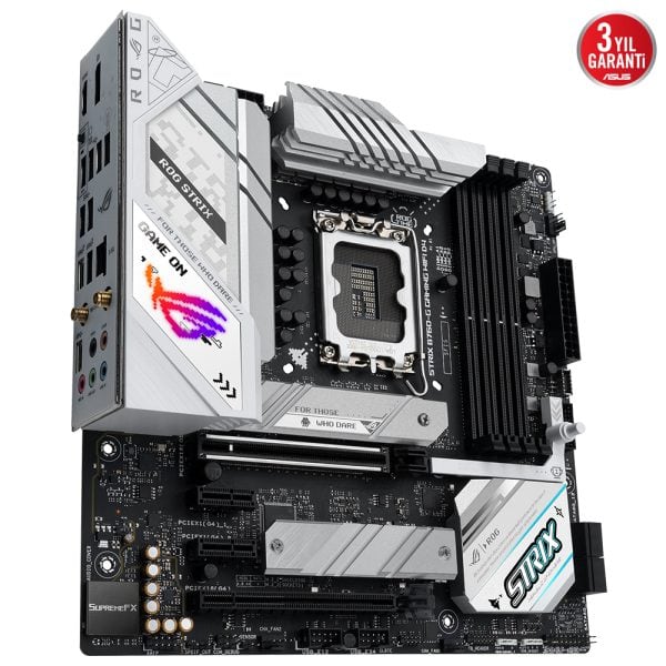 Asus Rog Strix B760 G Gaming Wifi D4 5333mhz Oc Ddr4 Soket 1700 M 2 Hdmi Dp Matx Anakart 90mb1de0 M0eay0 R3