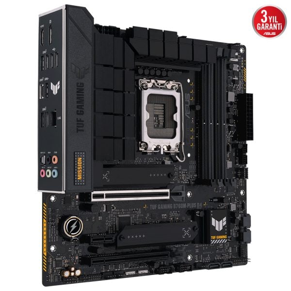 Asus Tuf Gaming B760m Plus D4 5333mhz Oc Ddr4 Soket 1700 M 2 Hdmi Dp Matx Anakart 90mb1di0 M0eay0 R3
