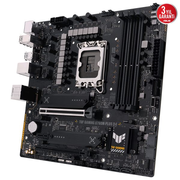 Asus Tuf Gaming B760m Plus D4 5333mhz Oc Ddr4 Soket 1700 M 2 Hdmi Dp Matx Anakart 90mb1di0 M0eay0 R4