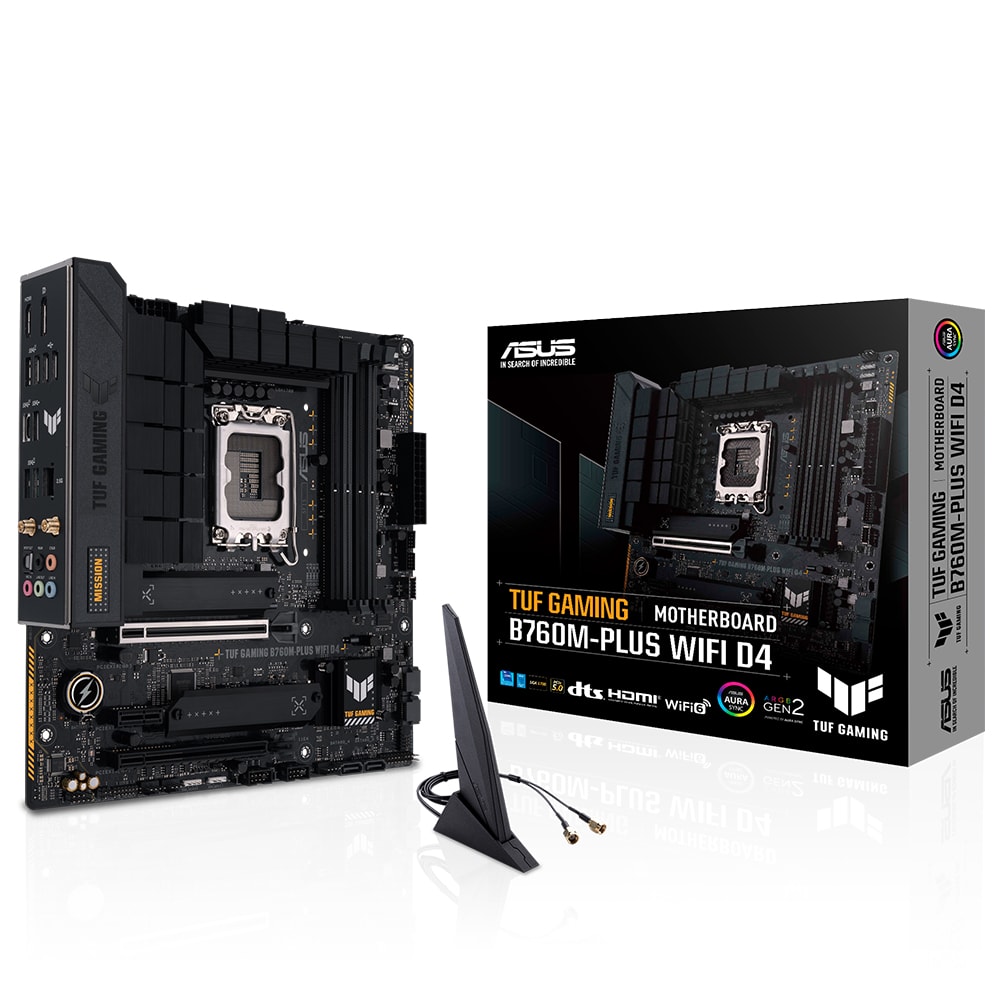 Asus Tuf Gaming B760m Plus Wifi D4 5333mhz Oc Ddr4 Soket 1700 M 2 Hdmi Dp Matx Anakart R1