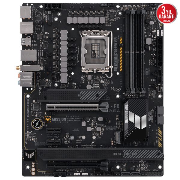 Asus Tuf Gaming H770 Pro Wifi 7200mhz Oc Ddr5 Soket 1700 M 2 Hdmi Dp Atx Anakart 90mb1d50 M0eay0 R2