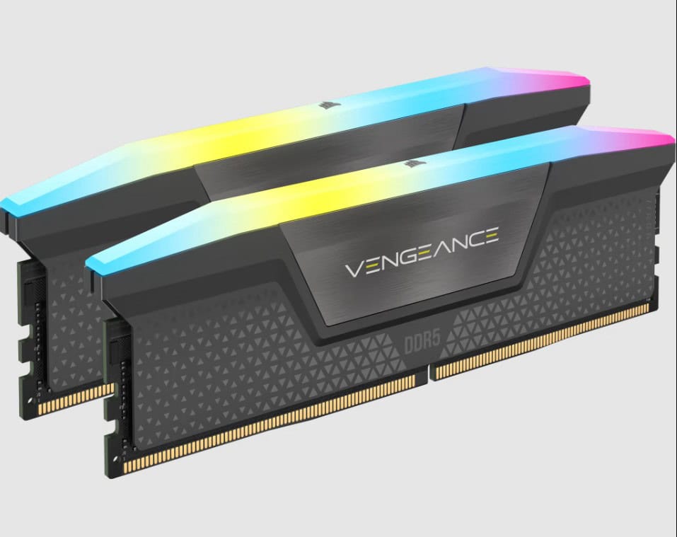 Corsair Vengeance RGB 32GB (2x16GB) Ram (CMH32GX5M2B5200Z40K) yh4