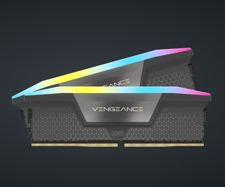 Corsair Vengeance RGB 32GB (2x16GB) Ram (CMH32GX5M2B5200Z40K) yh5