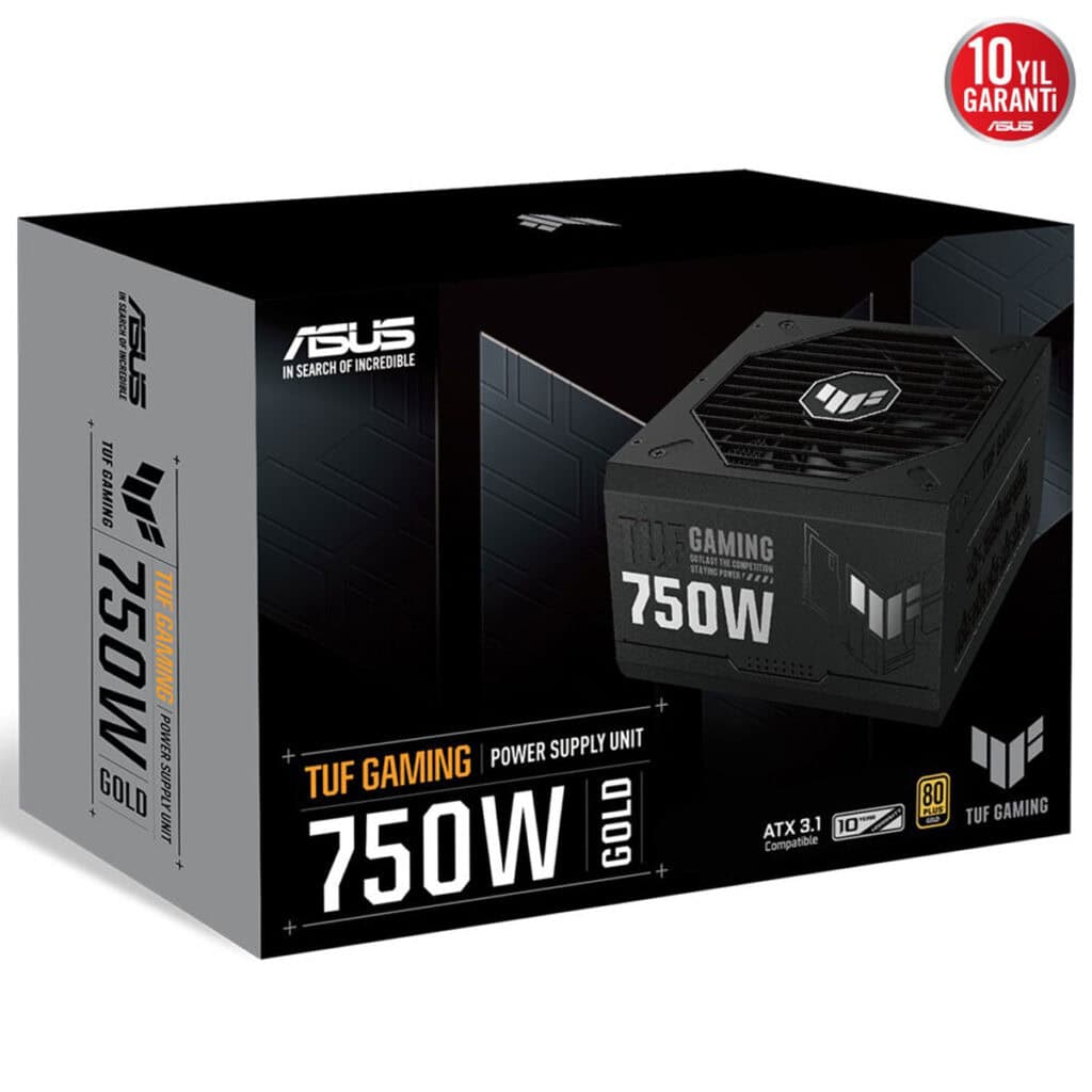 ASUS TUF GAMING 750G 750W 80+ Gold PSU - Gaming.Gen.TR