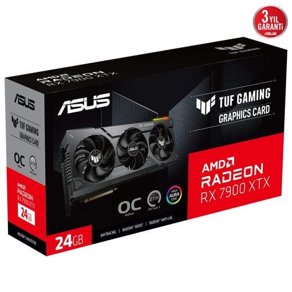 Asus Tuf Gaming Radeon Rx 7900 Xtx 24gb Oc Gddr6 384 Bit Ekran Karti 90yv0ig0 M0na00 13