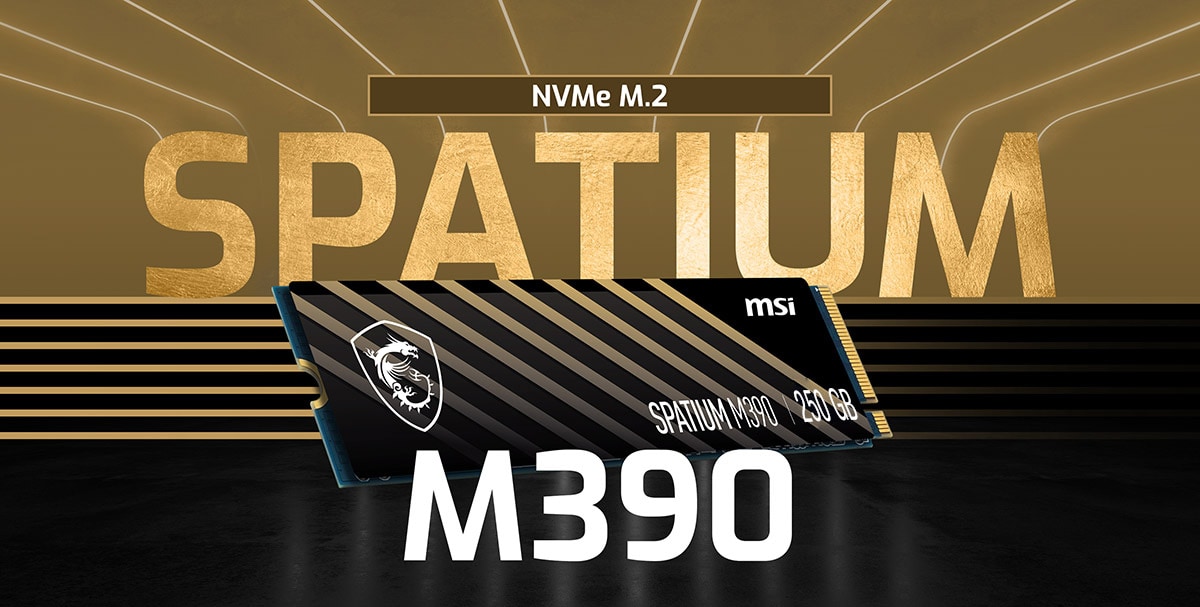 MSI Spatium m390 read and write speed