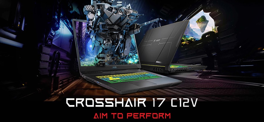 Msi crosshair 17 c12vf-244tr intel core i7-12650h 16gb 1tb ssd rtx 4060 17. 3 inç 300hz full hd w11 gaming laptop