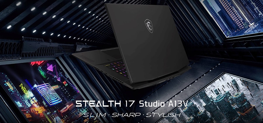 Msi stealth 17 studio a13vh-025tr intel core i9-13900h 32gb 2tb ssd rtx4080 17. 3 inç 144hz ultra hd w11 gaming laptop