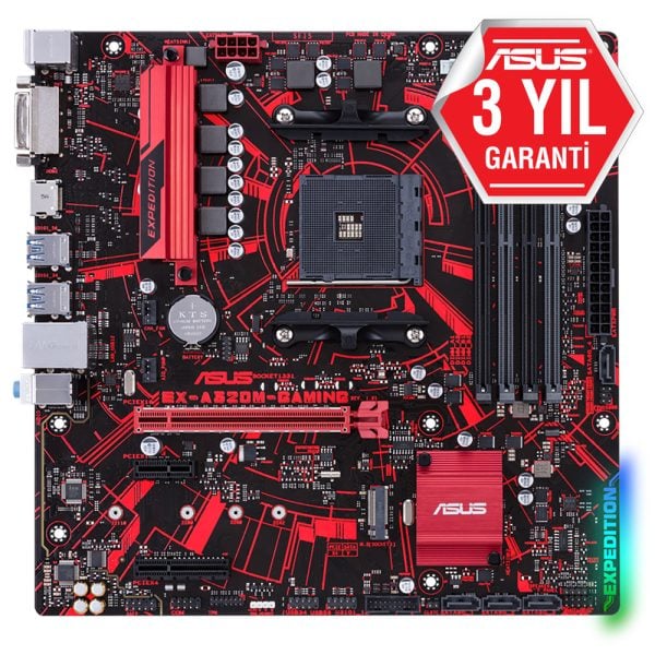 Asus Ex A320m 3200mhz Oc Ddr4 Soket Am4 M 2 Hdmi Dvi Matx Anakart 1