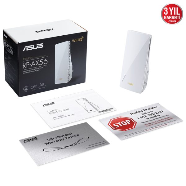 Asus Rp Ax56 Dual Band Wifi 6 Mesh Menzil Genisletici 6