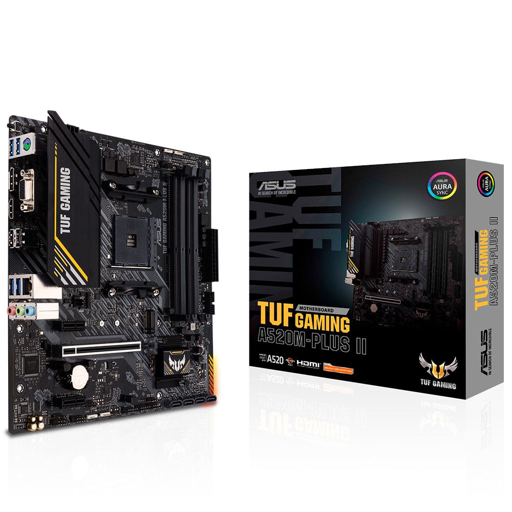 Asus Tuf Gaming A520m Plus Ii 4800mhz Oc Ddr4 Soket Am4 M 2 Hdmi Dp Vga Matx Anakart