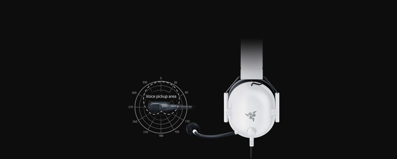 Razer blackshark v2 x kablolu beyaz gaming kulaklık