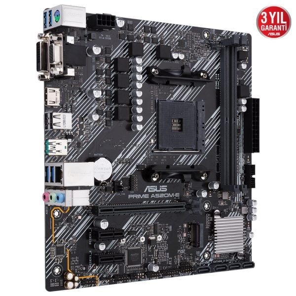 Asus Prime A520m E 4866mhz Oc Ddr4 Soket Am4 M 2 Hdmi Dvi Vga Matx Anakart 3