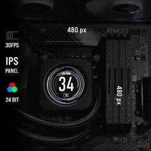 Corsair Icue H150i Elite Lcd Xt Rgb 360mm Islemci Sivi Sogutucu Cw 9060075 Ww Yh4