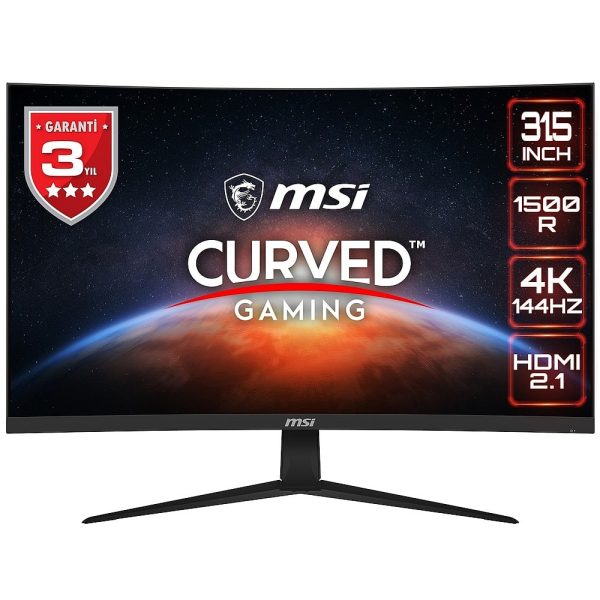Msi G321cu 31 5 Inc 144hz 1ms Freesync Uhd Kavisli Gaming Monitor Y