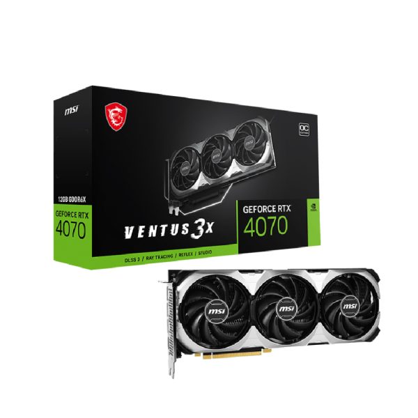Msi Geforce Rtx 4070 Oc Ventus 2x 12gb Gddr6x 192 Bit Ekran Kartia