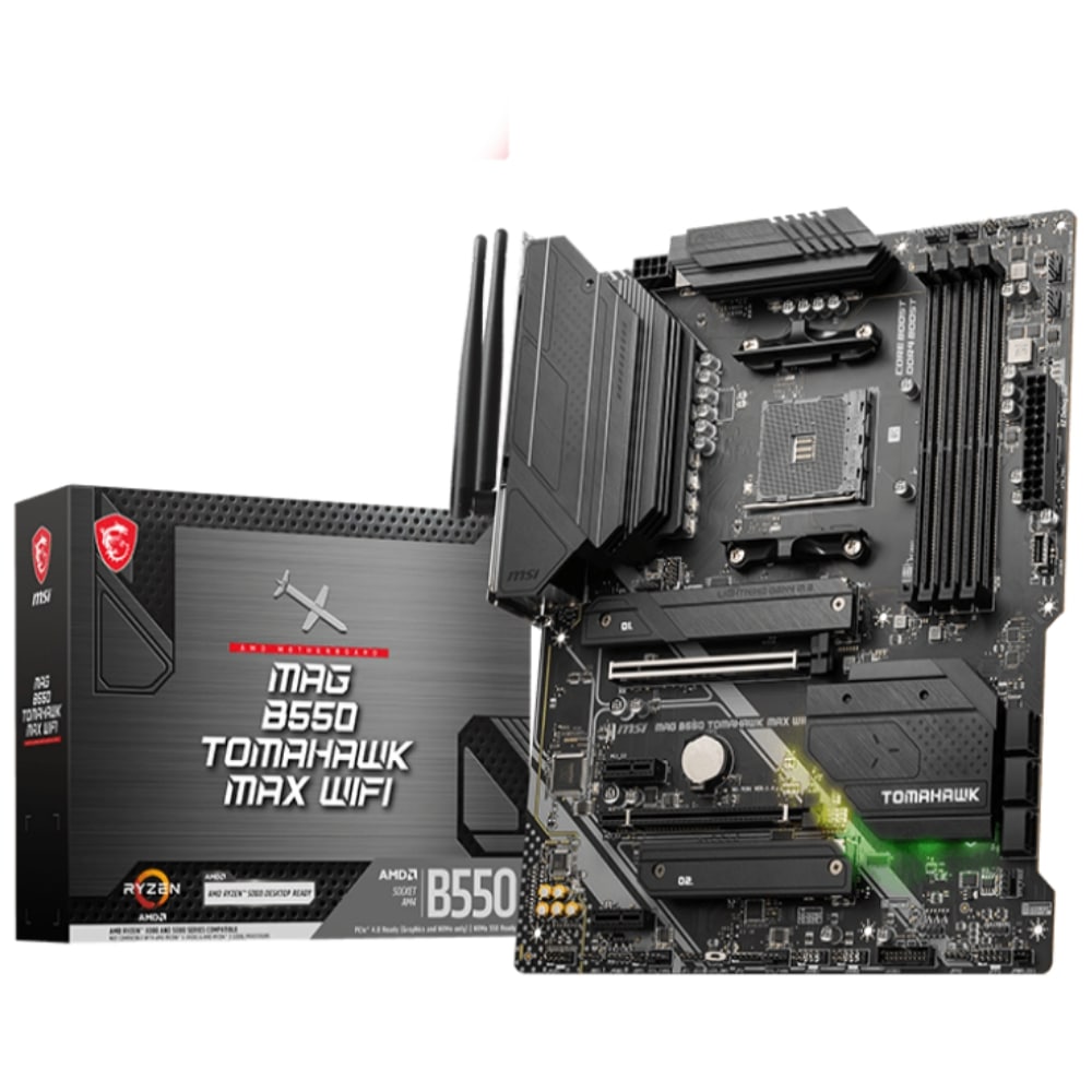 MSI Mag B550 Tomahawk MAX WiFi Gaming Placa Base (AMD AM4, DDR4