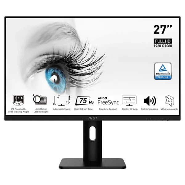 Msi Pro Mp273p 27 Inc 75hz 5ms Freesync Full Hd Monitor Yh2