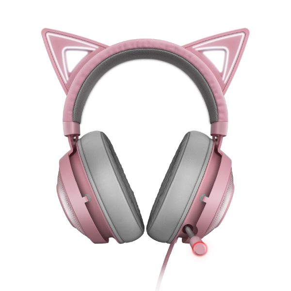 Razer Kraken Kitty Quartz Kablolu Oyuncu Kulakligi 1