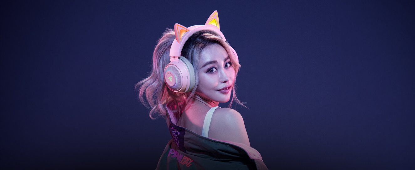 Razer Kraken Kitty Quartz Kulaklık a1