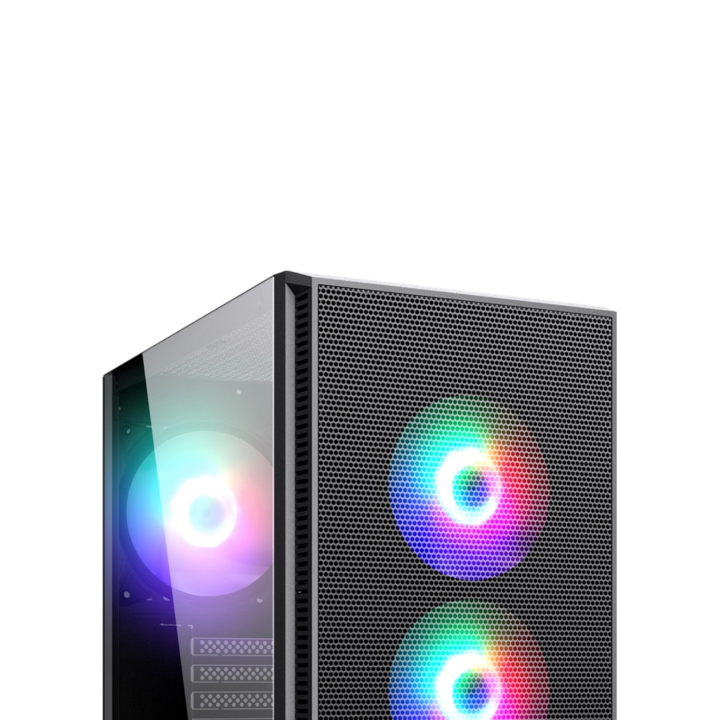 Vento Vg07f Rgb Siyah Mid Tower Gaming Kasa Yh3