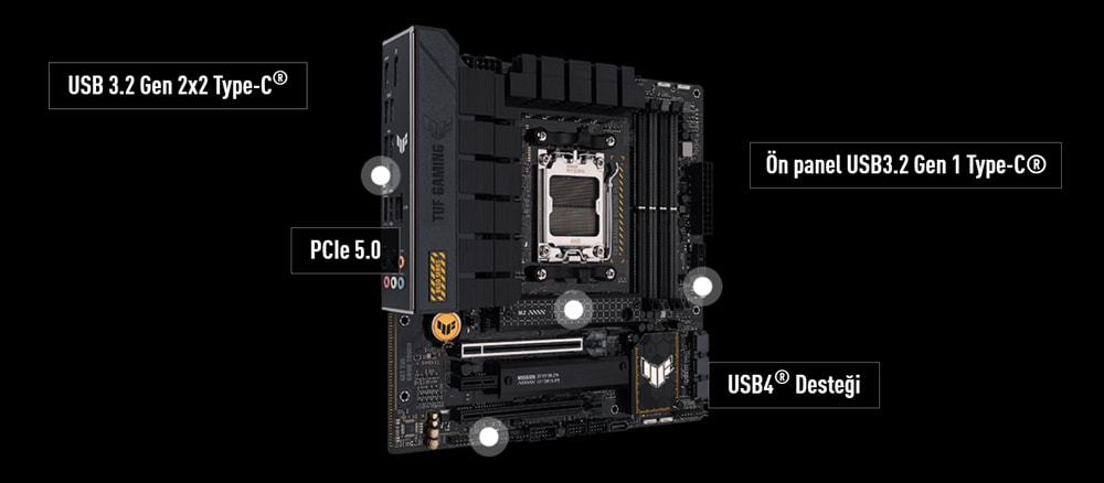 ASUS TUF GAMING B650M-PLUS Anakart a9