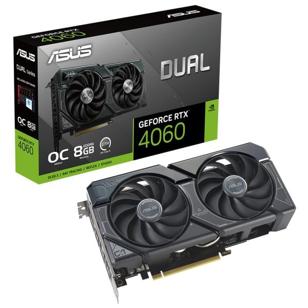 Asus Dual Geforce Rtx 4060 Oc 8gb Gddr6 128 Bit Dlss 3 Ekran Karti