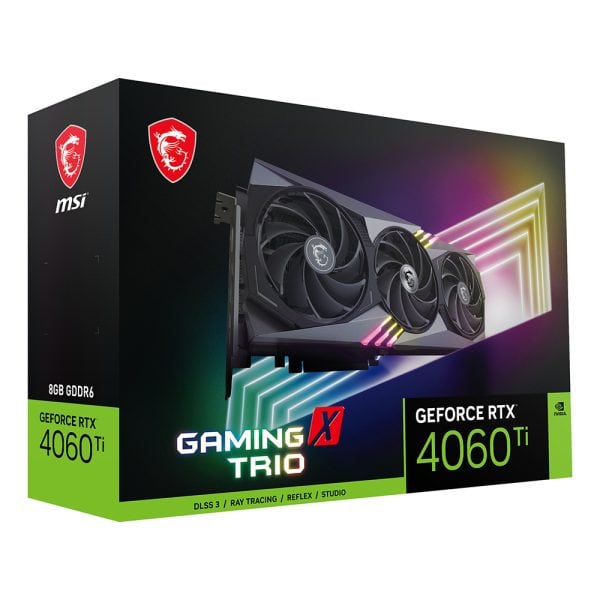 Msi Geforce Rtx 4060 Ti Gaming X Trio 8gb Gddr6 192 Bit Dlss 3 Ekran Karti 8