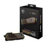 MSI SSD SPATIUM M480 PRO 1TB NVMe Soğutuculu Okuma - 7400 Yazma - 6000 M.2 SSD