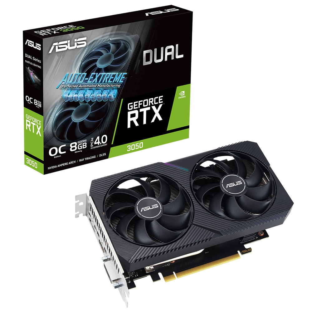 Asus Dual Geforce Rtx 3050 V2 Oc Edition 8gb Gddr6 Ekran Karti 1