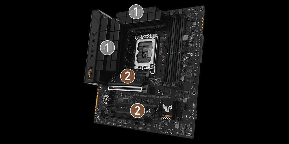 TUF GAMING B760M-BTF WIFI D4 ASUS TUF GAMING B760M-BTF WIFI D4 Anakart a11