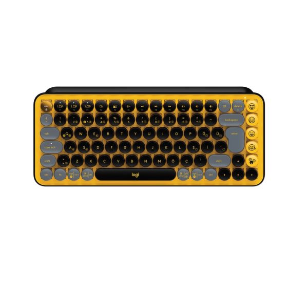 Logitech Pop Keys Mekanik Kablosuz Sari Siyah Klavye 920 010818