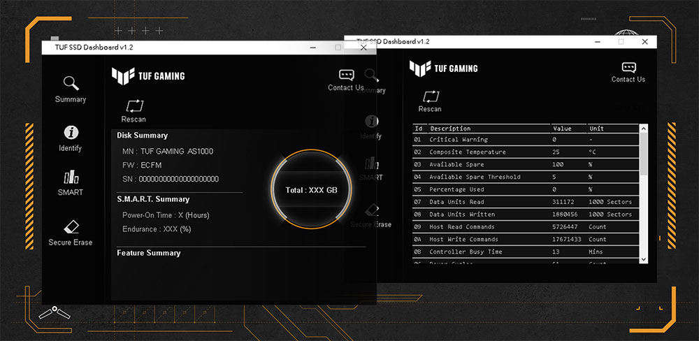 ASUS Tuf Gaming AS1000 SSD a6