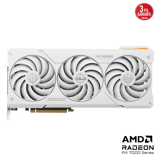 Asus Radeon Tuf Rx 7800 Xt Gaming Oc 16gb Gddr6 256 Bit Beyaz Ekran Karti 1