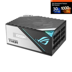 Asus Rog Thor 1000p2 V2 1000w 80+ Platinum Full Modüler 135mm Fanlı Beyaz Güç Kaynağı 1