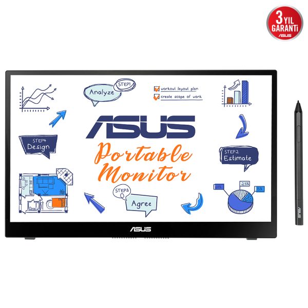 Asus Zenscreen Mb14ahd 14 Inc 60hz 5ms Full Hd Ips Tasinabilir Monitor R11